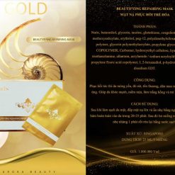 mặt nạ phục hồi trẻ hóa kim cương iris gold