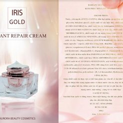 kem phục hồi dưỡng trắng da iris gold